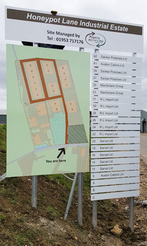 Site signage