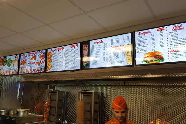 Digital menus